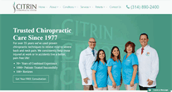 Desktop Screenshot of citrinchiropractic.com